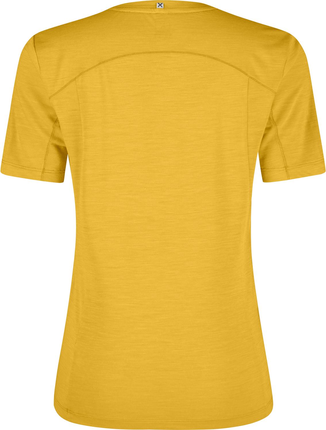 Montura - MERINO MIX T-SHIRT WOMAN — MUSTARD — Vista posteriore 2
