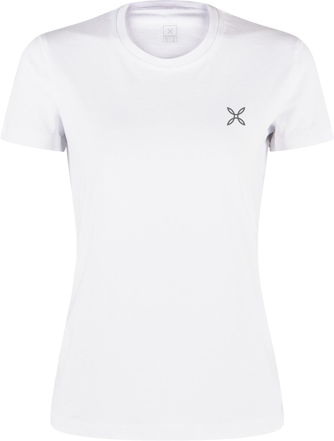 Montura - BASIC LOGO T-SHIRT WOMAN — WHITE — Vista frontale 1
