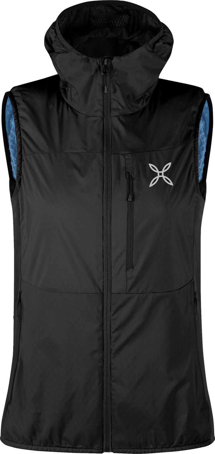 Montura - TRACCIA OCTA HOODED VEST WOMAN — BLACK — Vista frontale 1