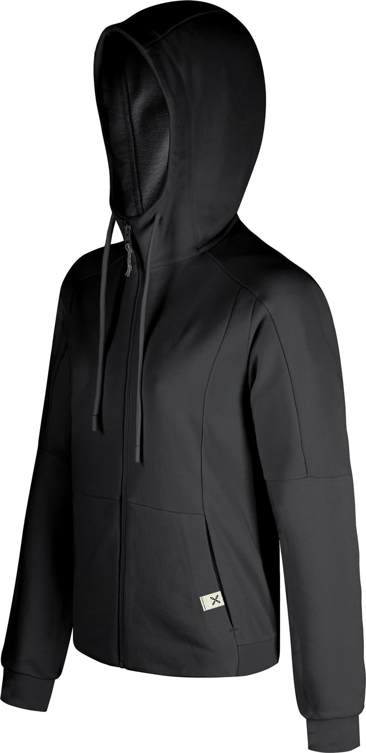 Montura - GOBI HOODED SWEATER WOMAN — BLACK — Immagine 2