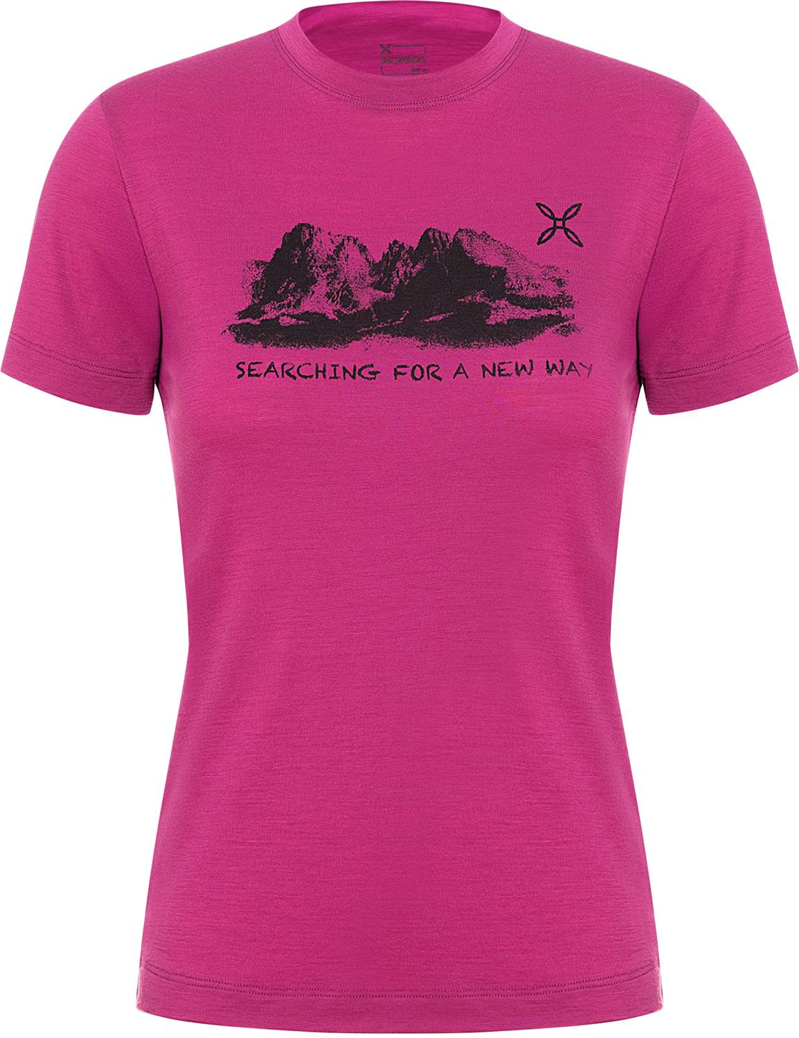 Montura - PEAKS MERINO T-SHIRT WOMAN — BATON ROUGE — Vista frontale 1