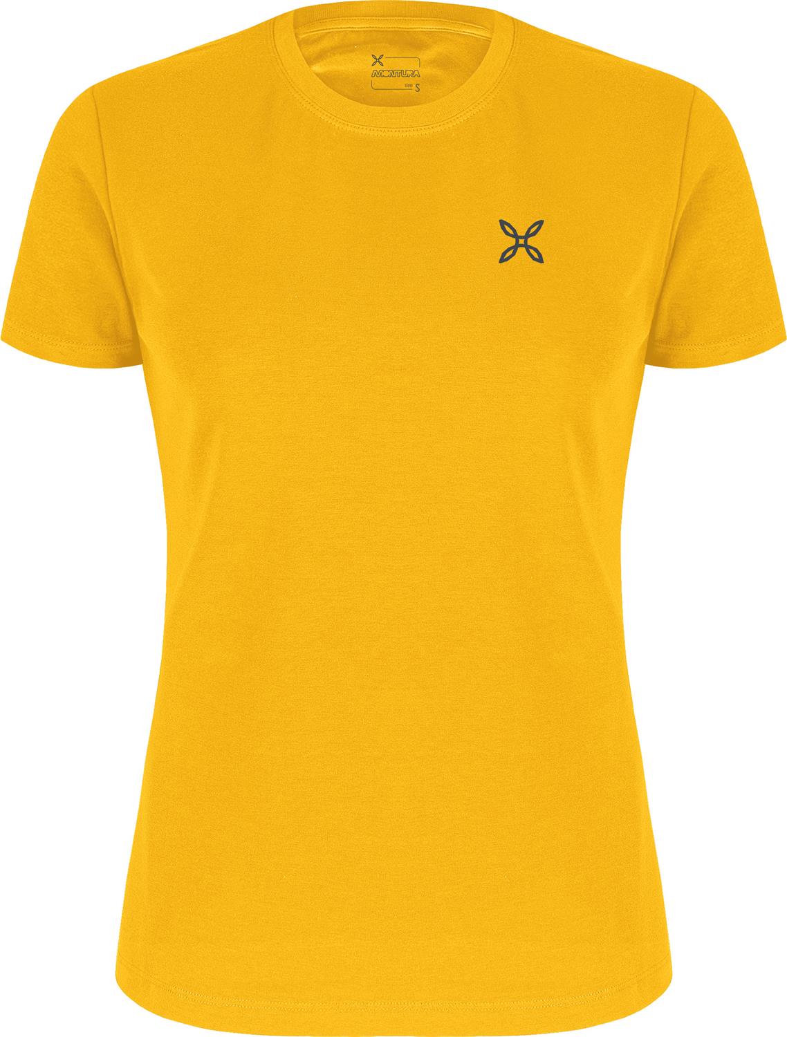 Montura - ROCK PAINTING T-SHIRT WOMAN — MUSTARD — Vista frontale 1