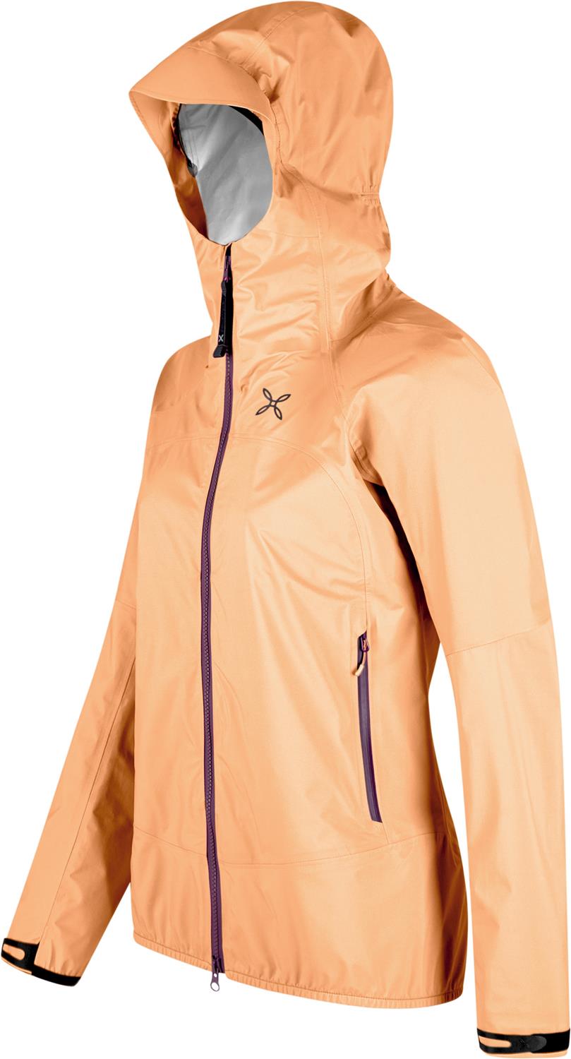 Montura - UPLAND 3L HOODED JACKET WOMAN — MELON/VINACCIA — Immagine 2