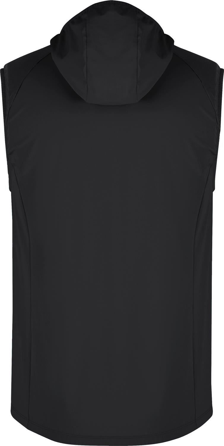 Montura - RISE HOODED VEST — BLACK — Vista posteriore 3