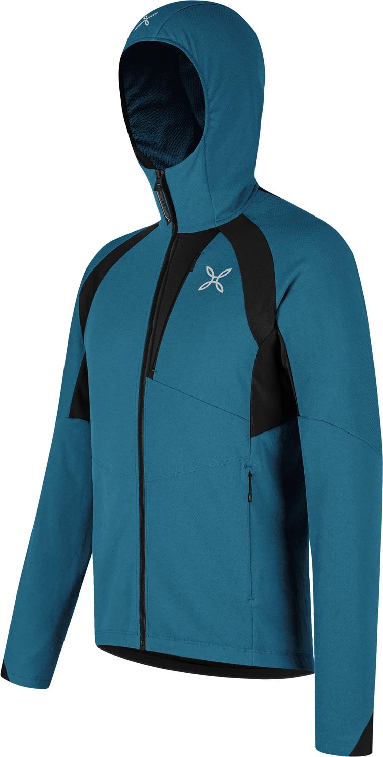 Montura - VERTIGO OCTA HOODED MAGLIA — STEEL BLUE — Immagine 2