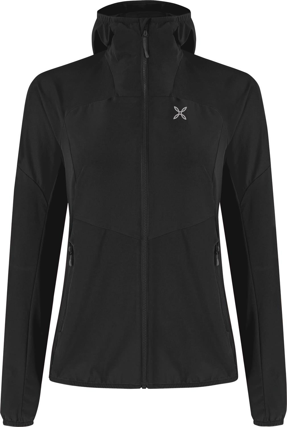 Montura - RISE HOODED JACKET WOMAN — BLACK — Vista frontale 1