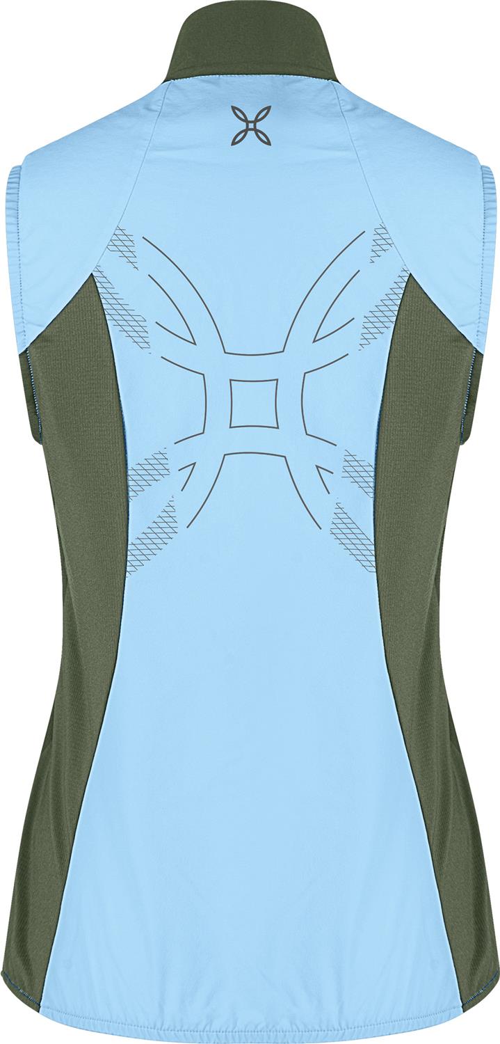 Montura - FLASH VEST WOMAN — DUSK/VERDE SALVIA — Vista posteriore 3