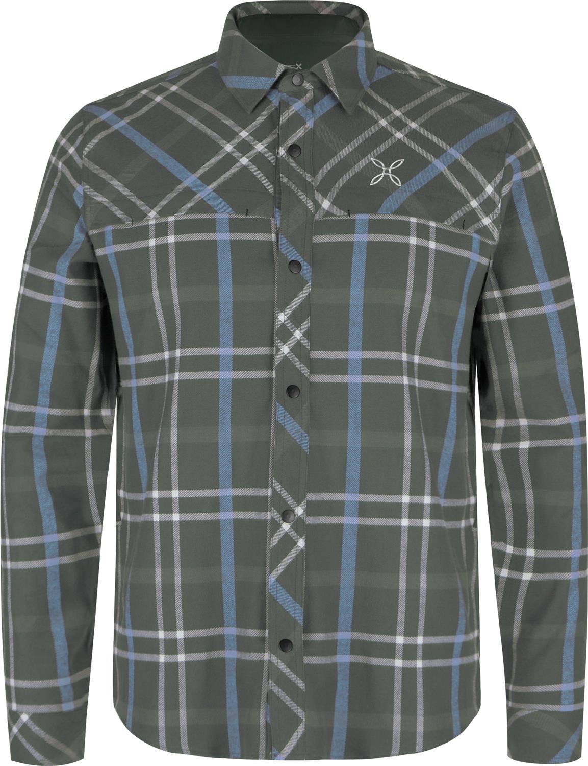 Montura - CHECK SHIRT — VERDE SALVIA/DUSK — Vista frontale 1