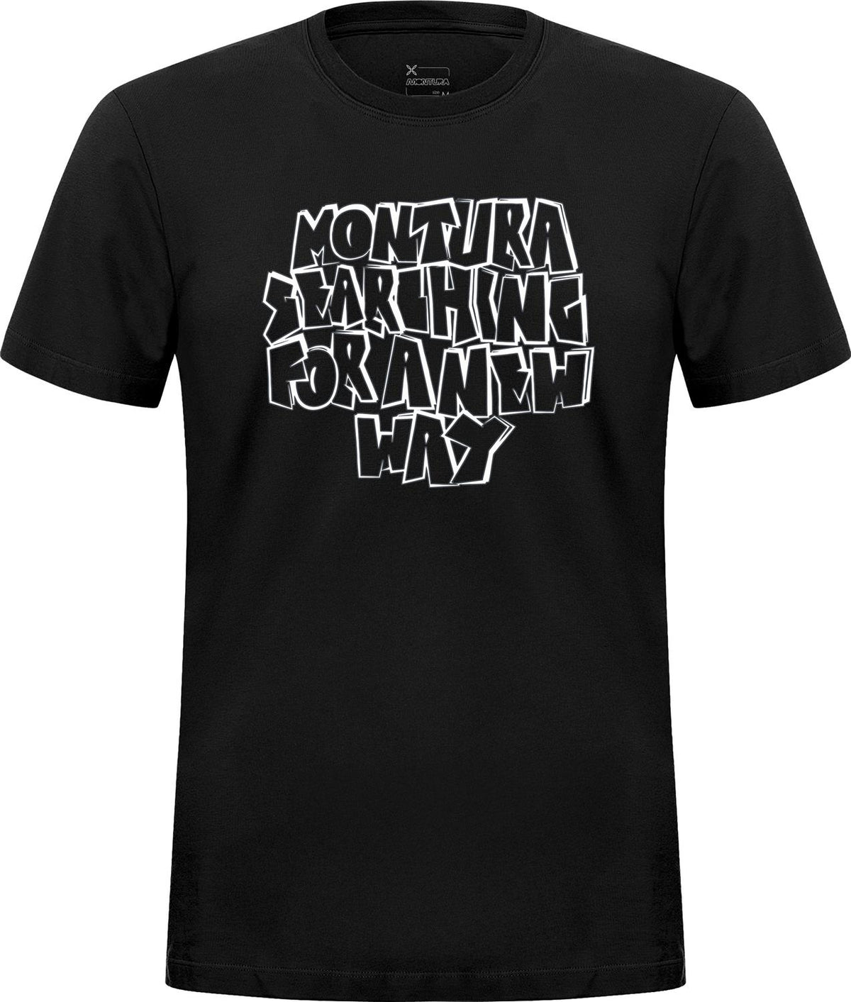 Montura - KNOTS T-SHIRT — BLACK — Vista frontale 1