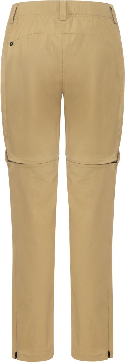 Montura - ROUTE ZIP OFF PANTS WOMAN — DESERT BEIGE — Vista posteriore 3