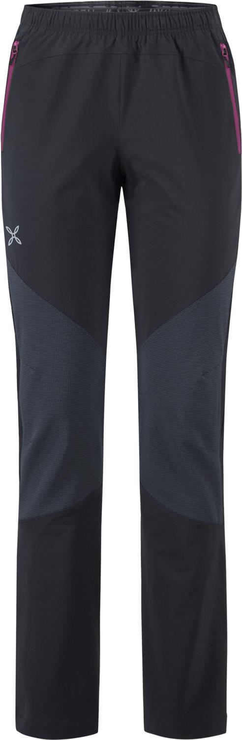 Montura - FANCY 2.0 PANTS WOMAN — BLACK/BATON ROUGE — Vista frontale 1