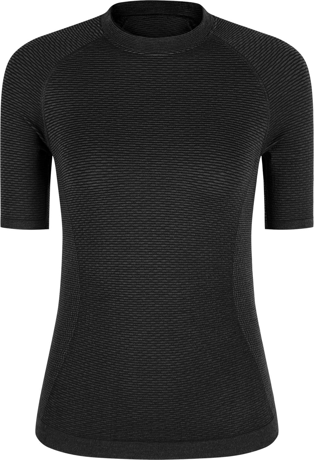 Montura - SEAMLESS MERINO 2 T-SHIRT WOM. — BLACK — Vista frontale 1