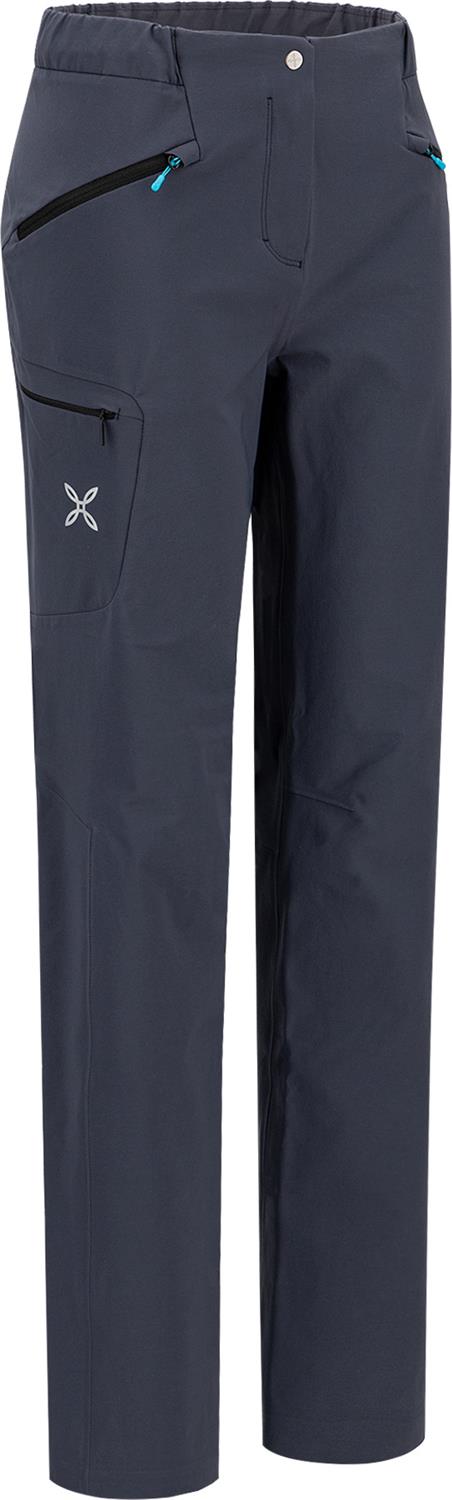 Montura - VERTIGO BRIGHT PANTS WOMAN — GRAPHITE BLUE/TURQUOISE — Immagine 2