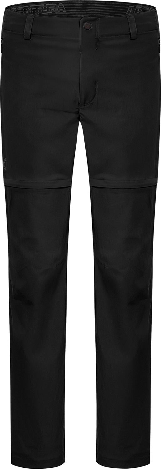 Montura - ROUTE ZIP OFF PANTS — BLACK — Vista frontale 1