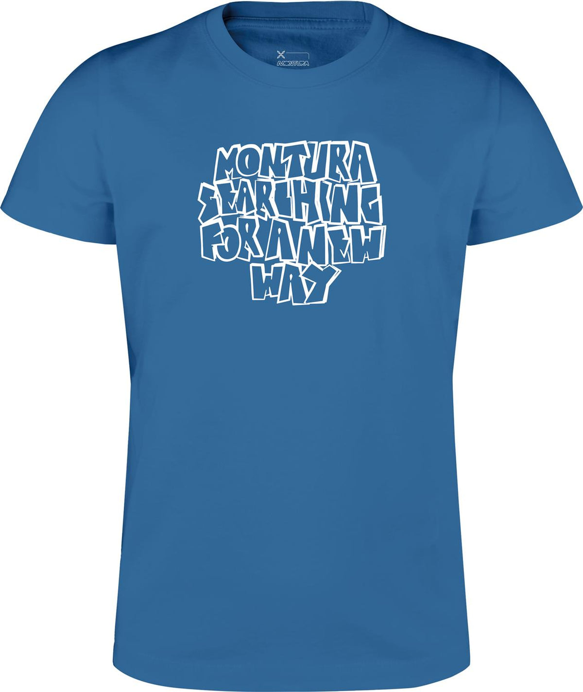 Montura - KNOTS T-SHIRT KIDS — B.BLUE — Vista frontale 1