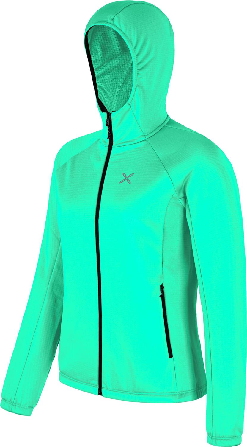 Montura - FADIS GRID HOODED MAGLIA WOMAN — BRIGHT TEAL — Immagine 2