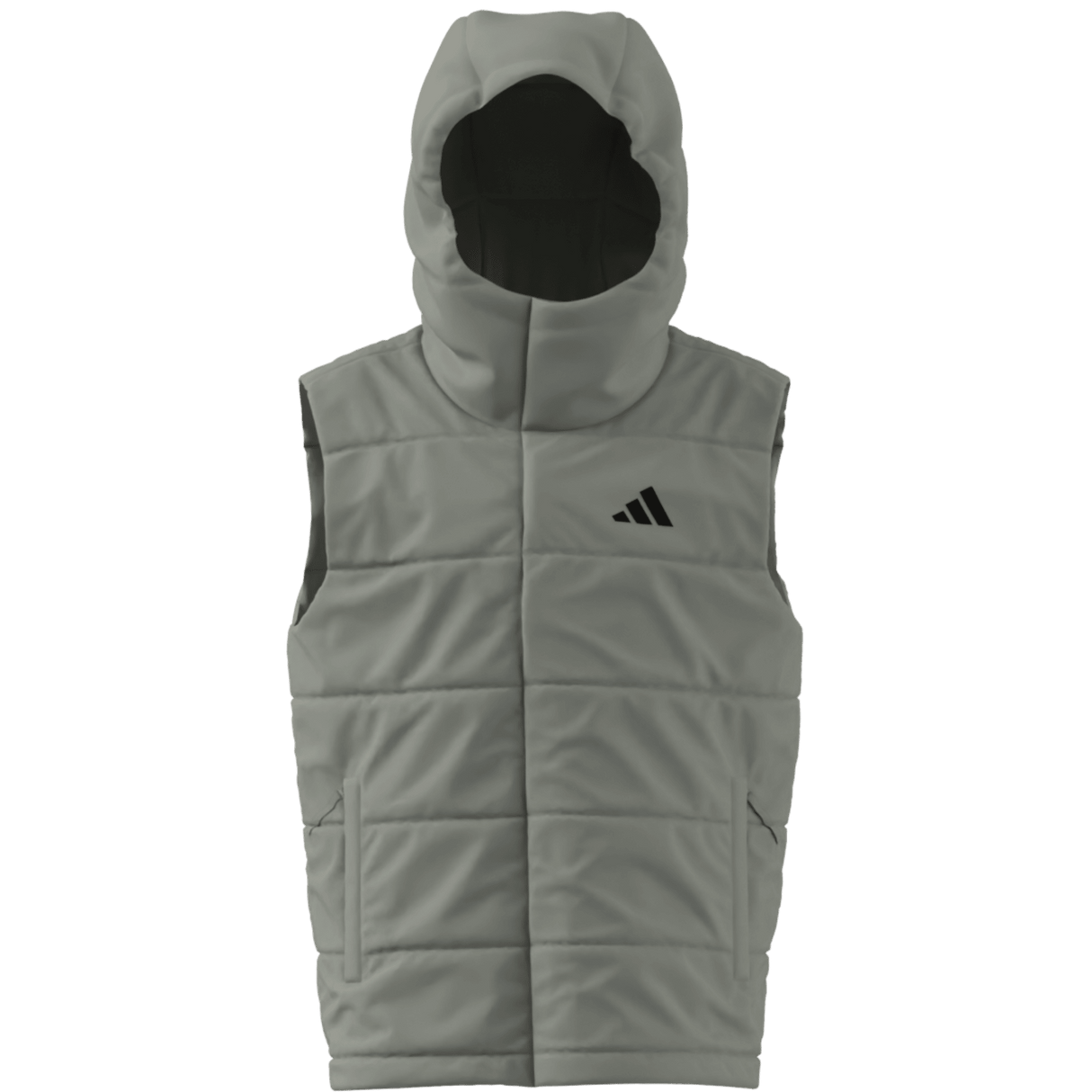 ADIDAS - Gilet In Piumino Con Cappuccio Helionic CLIMAWARM - Uomo - Grey - image 7