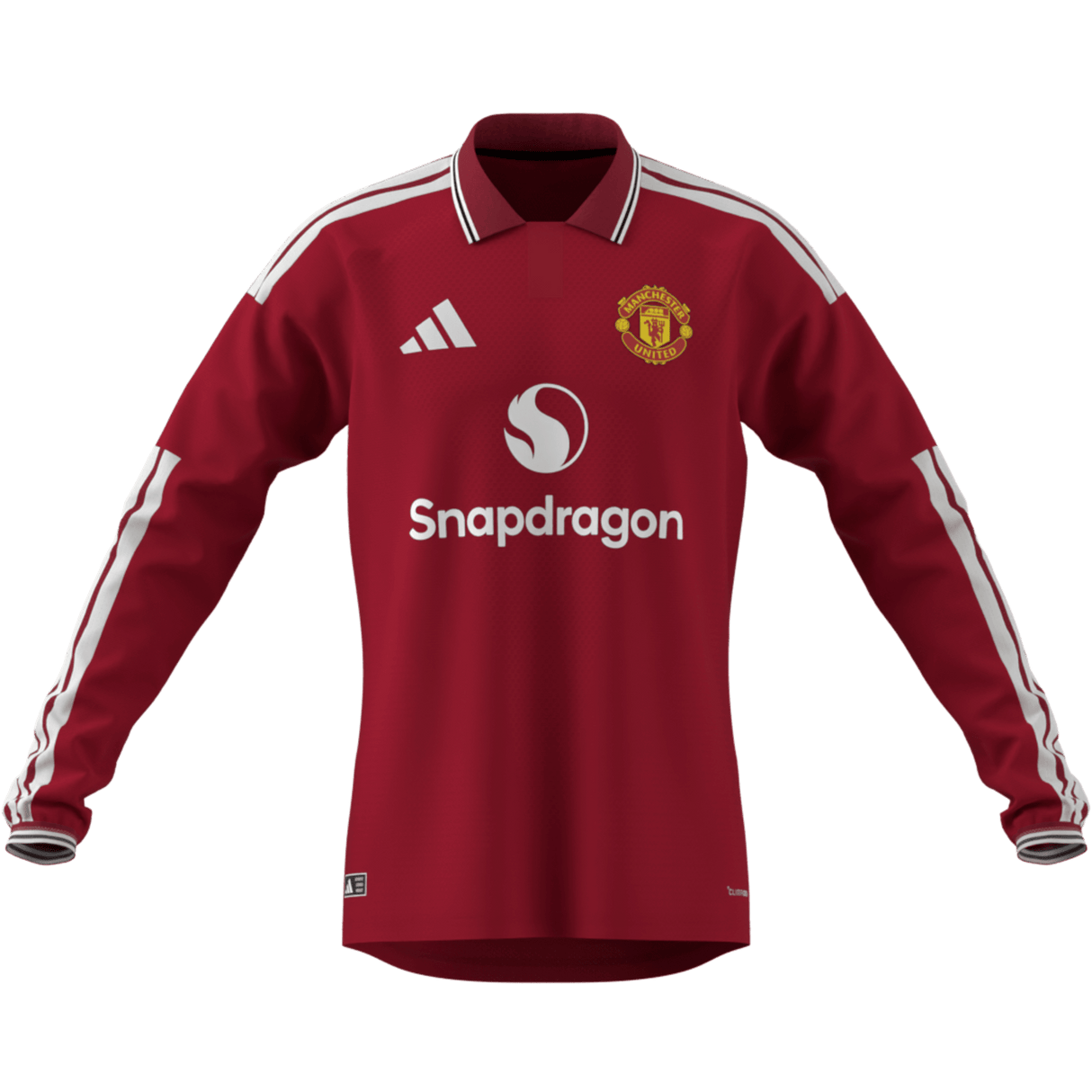 ADIDAS - Manchester United 26/27 Home Authentic Jersey Longsleeve - Uomo - Red - image 9