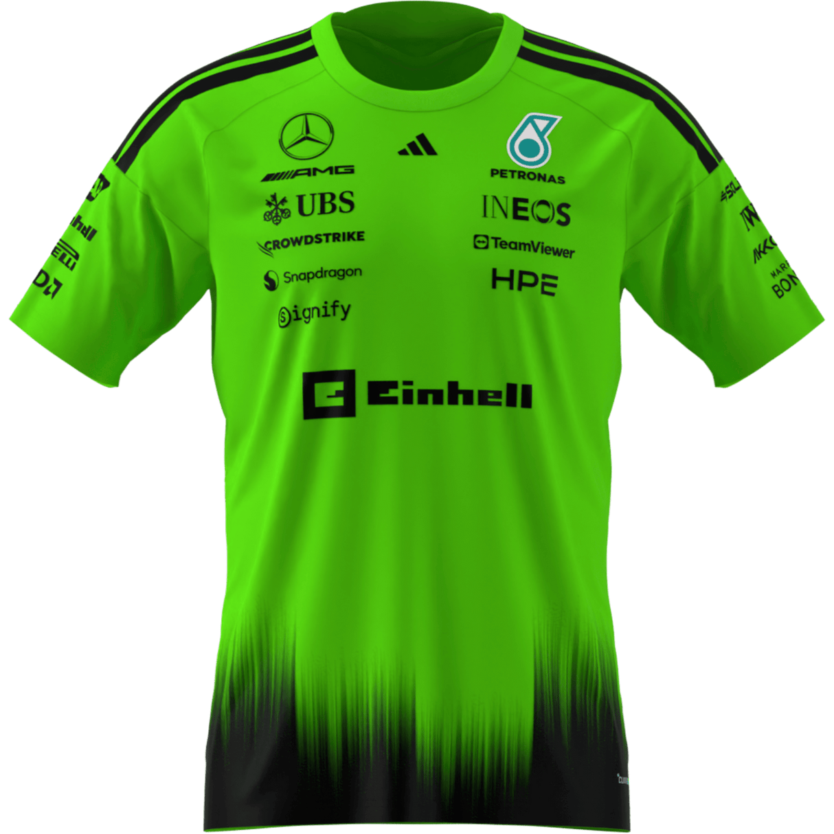 ADIDAS - Mercedes - Amg Petronas Formula 1 Setup Tee - Uomo - Green - image 8
