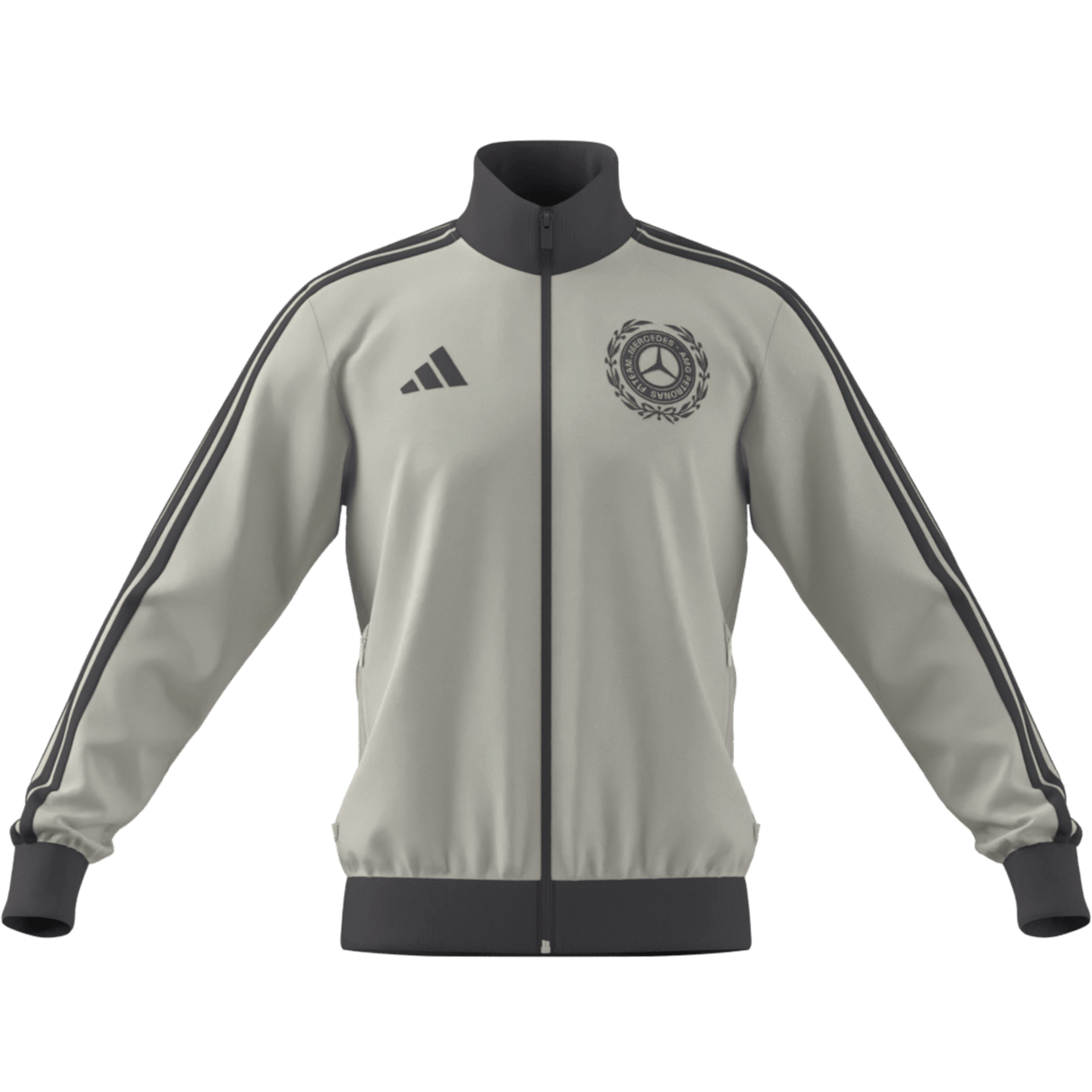 ADIDAS - Mercedes - Amg Petronas Formula 1 Team Silver Arrows Icon Track Top - Uomo - White - image 8