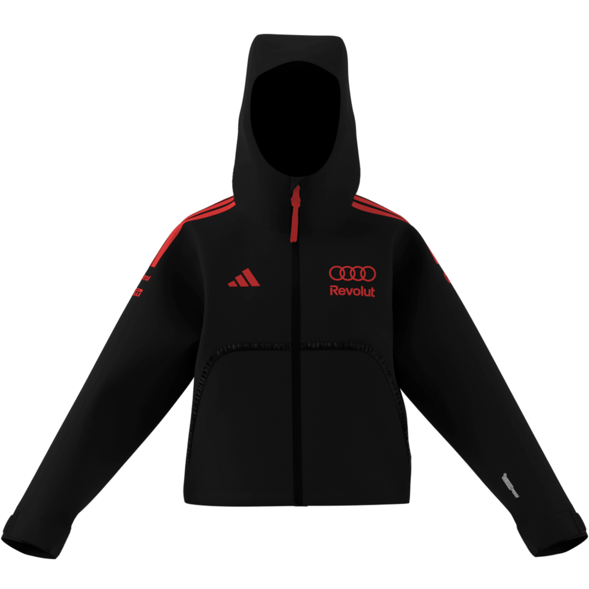 ADIDAS - Audi Revolut Formula One Team 2026 Mechanics Rain Jacket - Donna - Black - image 8