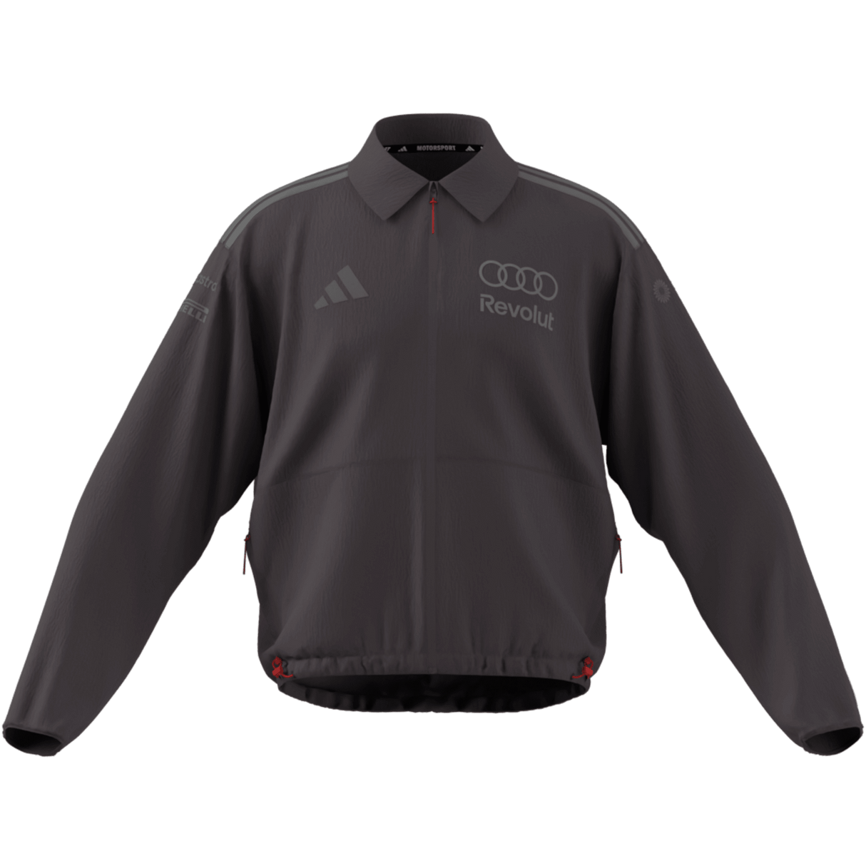 ADIDAS - Audi Revolut Formula One Team 2026 Driver Paddock Jacket - Uomo - Black - image 7
