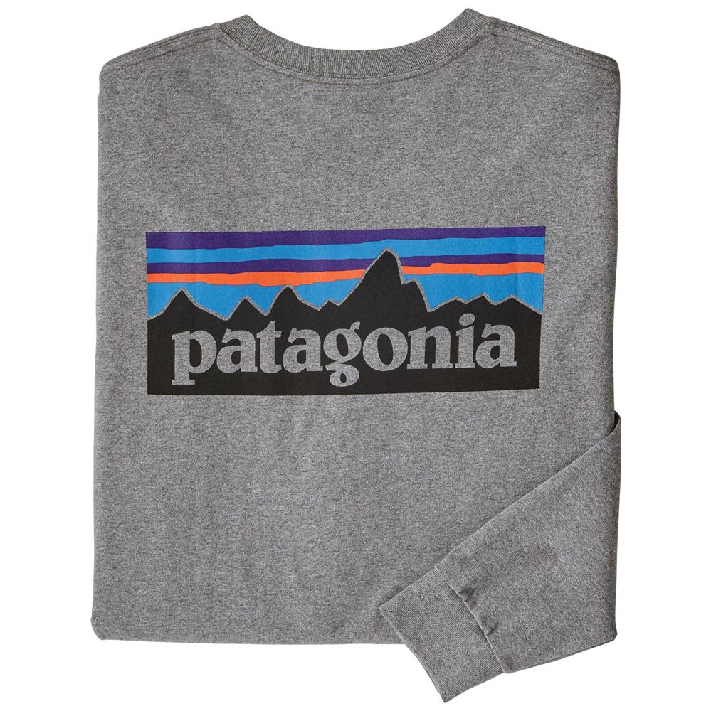 Patagonia Long-Sleeved P-6 Logo Responsibili-Tee