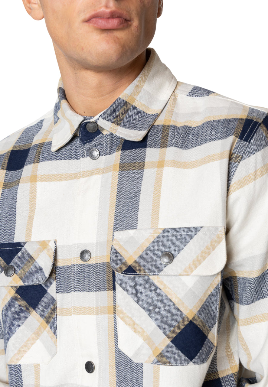 FAT MOOSE FM2838ECRU NAVY CHECK