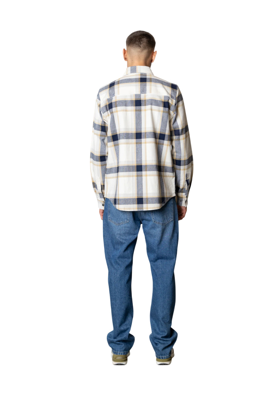 FAT MOOSE FM2838ECRU NAVY CHECK