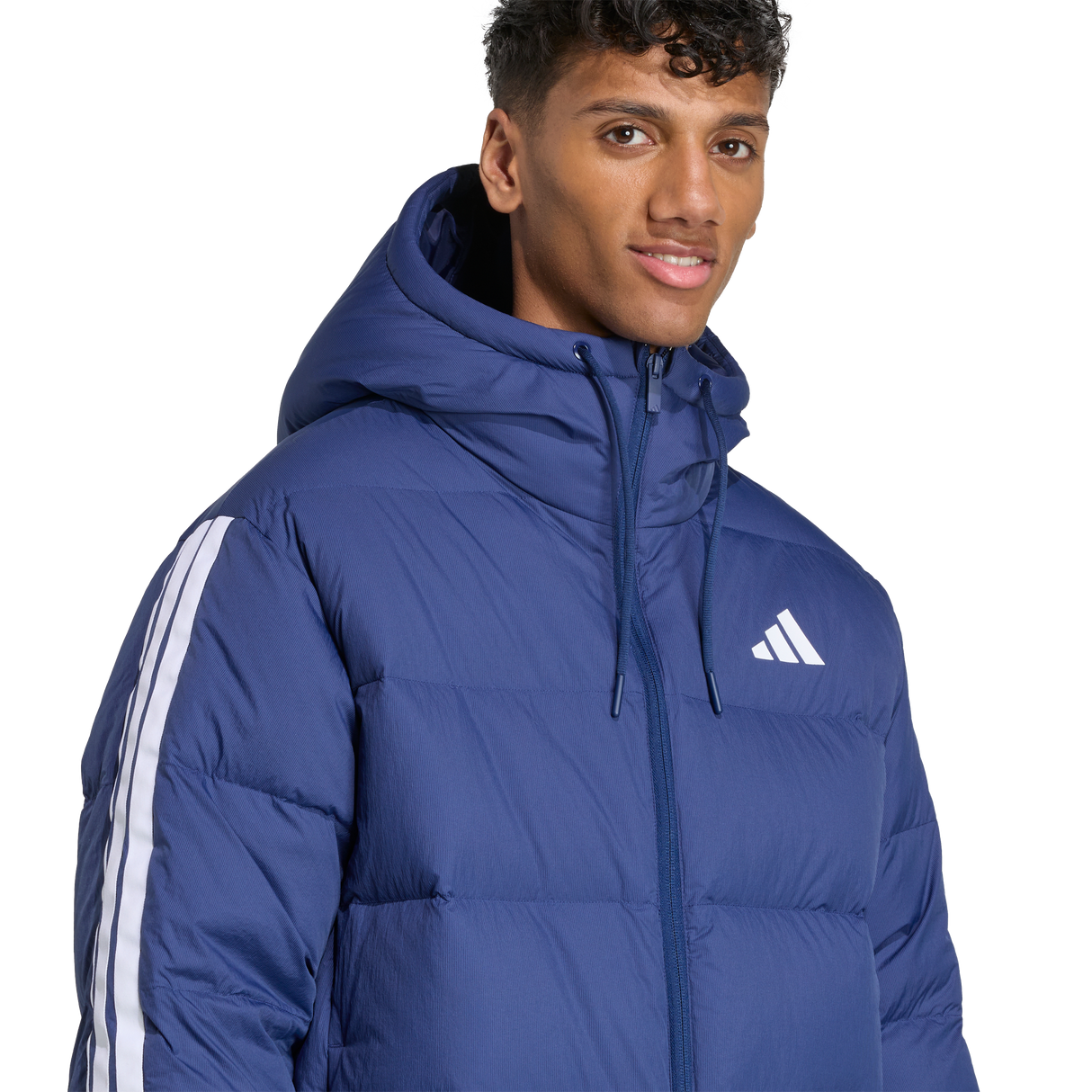 ADIDAS - Essentials CLIMAWARM Giacca Piumino Con Cappuccio 3 Strisce - Uomo - image 13