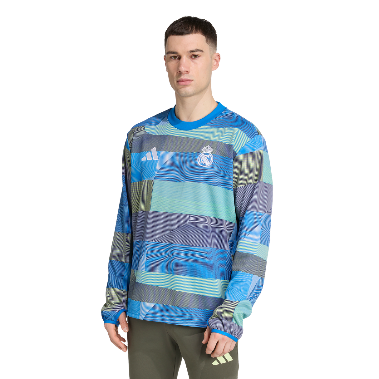 ADIDAS - Real Madrid 25/26 Pre-Match Warm Top - Uomo - Blue - image 2
