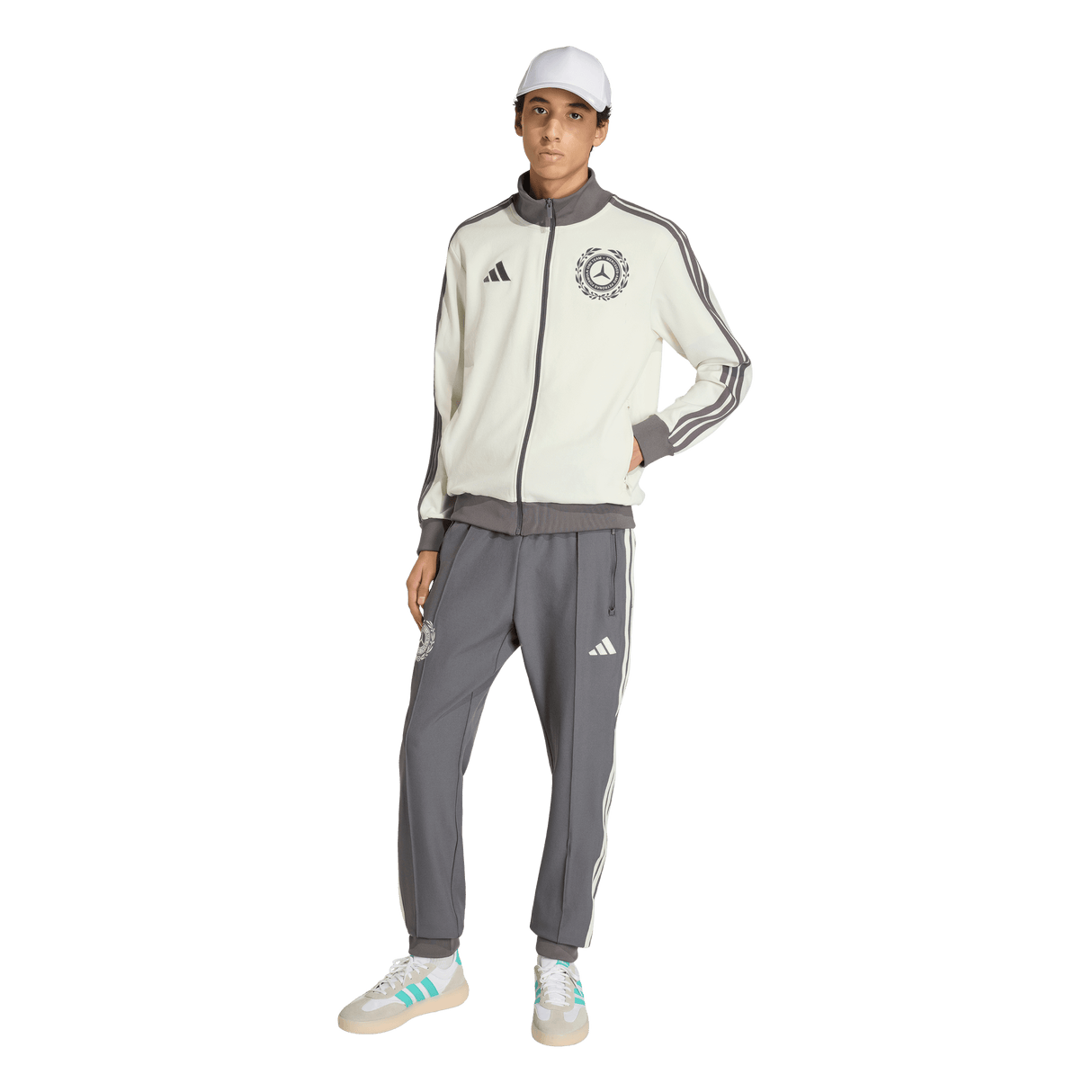 ADIDAS - Mercedes - Amg Petronas Formula 1 Team Silver Arrows Icon Track Top - Uomo - White - image 5