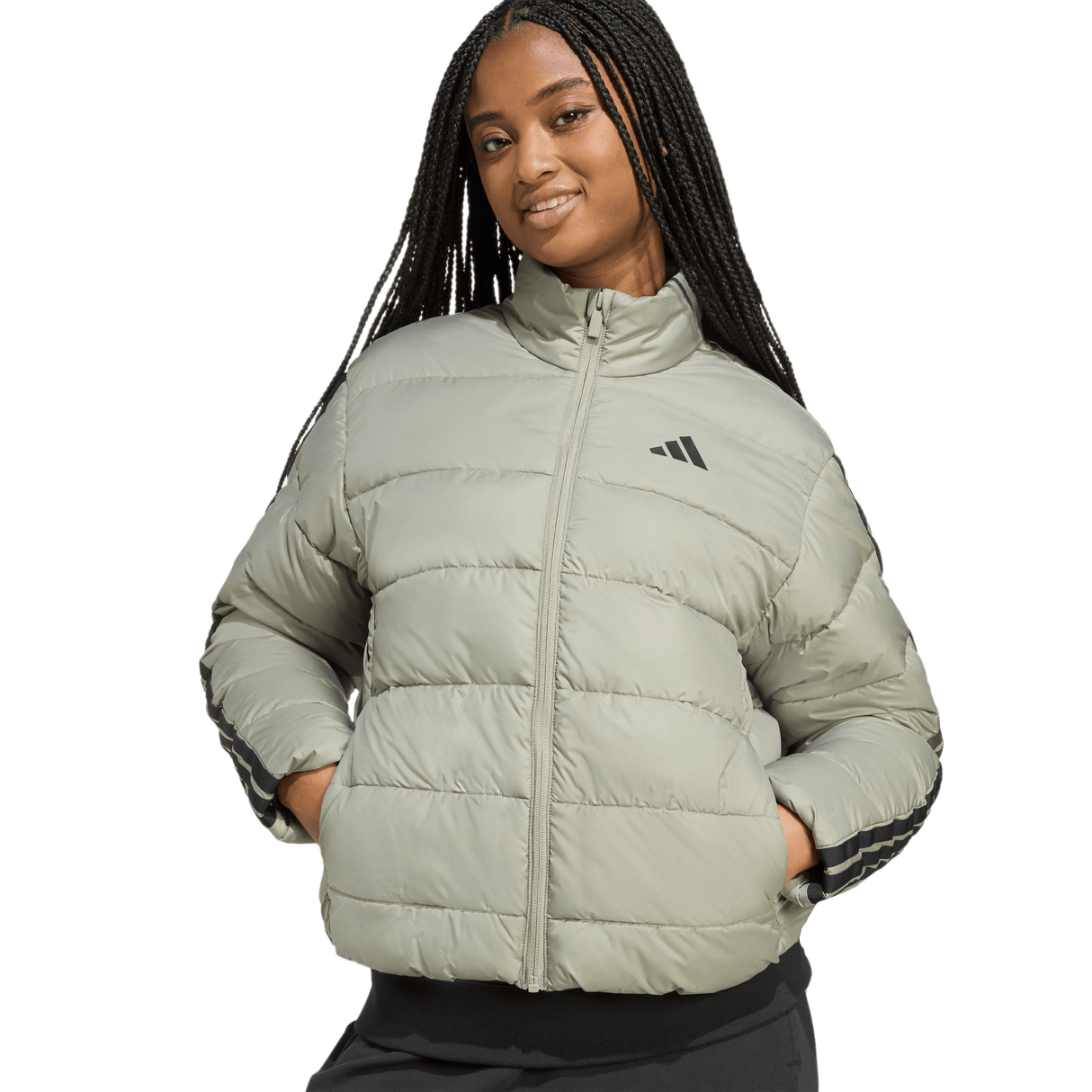 ADIDAS - Piumini Sintetici Essentials CLIMAWARM 3 Strisce Down Jackets - Donna - image 12