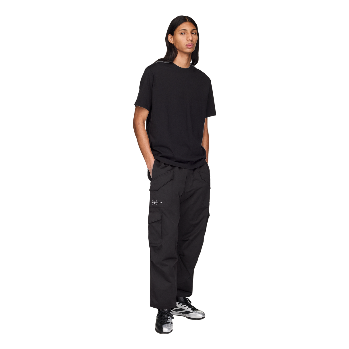ADIDAS - Y-3 Mercedes - Amg Petronas Formula 1 Team Logo Stack Short Sleeve Tee - image 5
