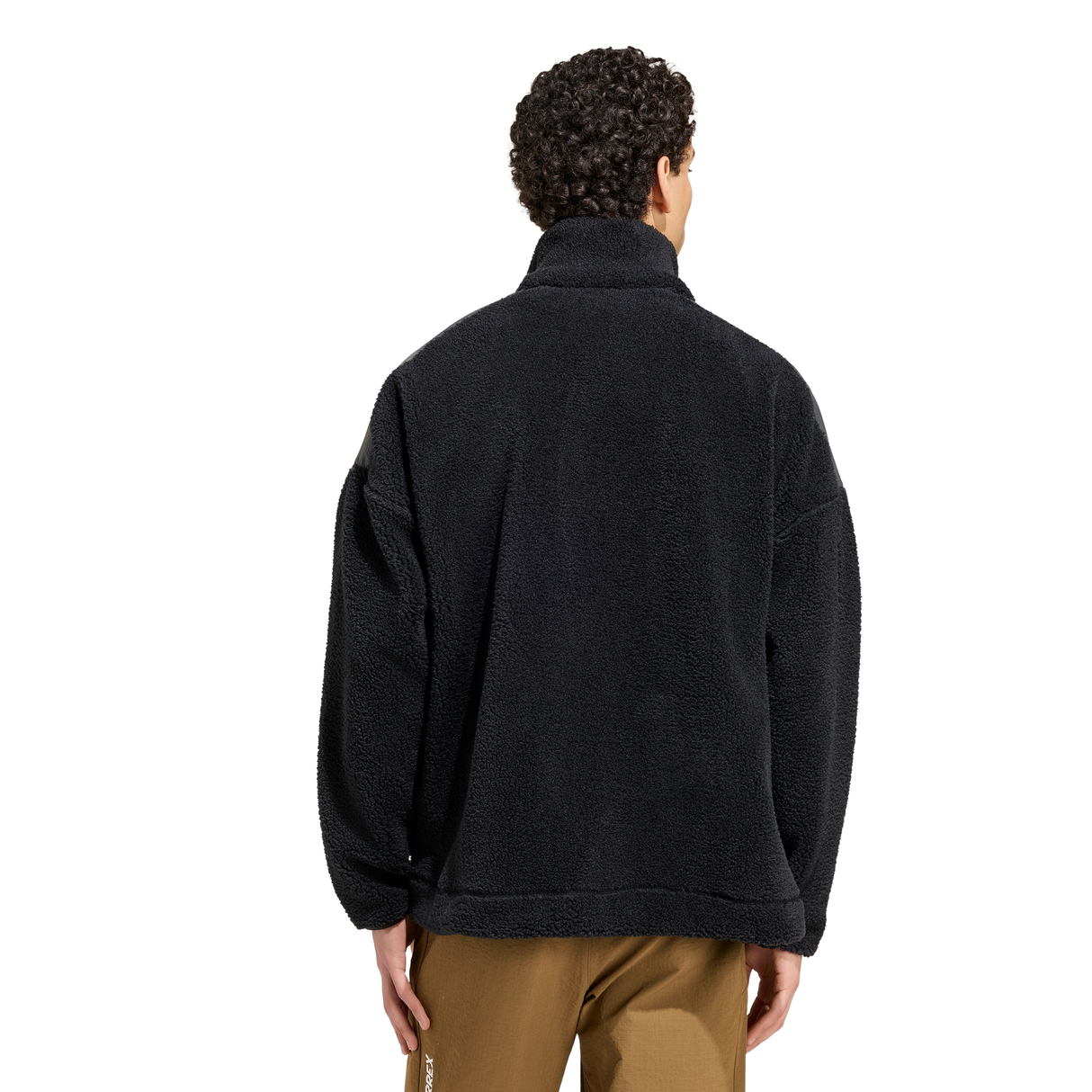 ADIDAS - TERREX Xploric CLIMAWARM High Pile Snap Pullover - Uomo - Black - image 3