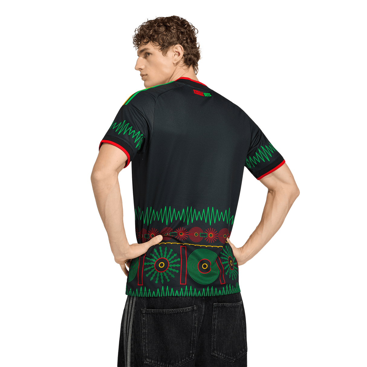 ADIDAS - Maglia Away Giamaica 26 X Bob Marley - Uomo - Black - image 4