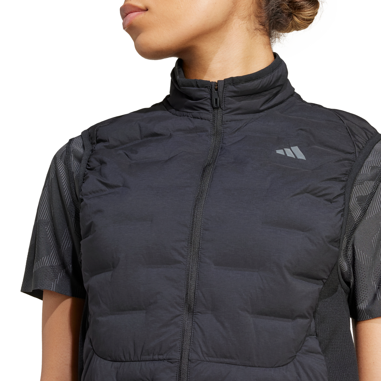 ADIDAS - Adizero Running Padded Vest - Donna - Black - image 7