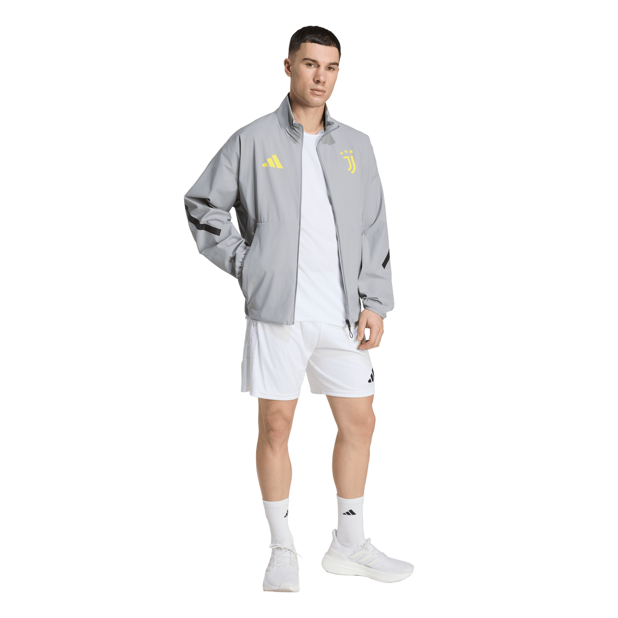 ADIDAS - Juventus Fc Z.N.E. Anthem Jacket - Uomo - Grey - image 4