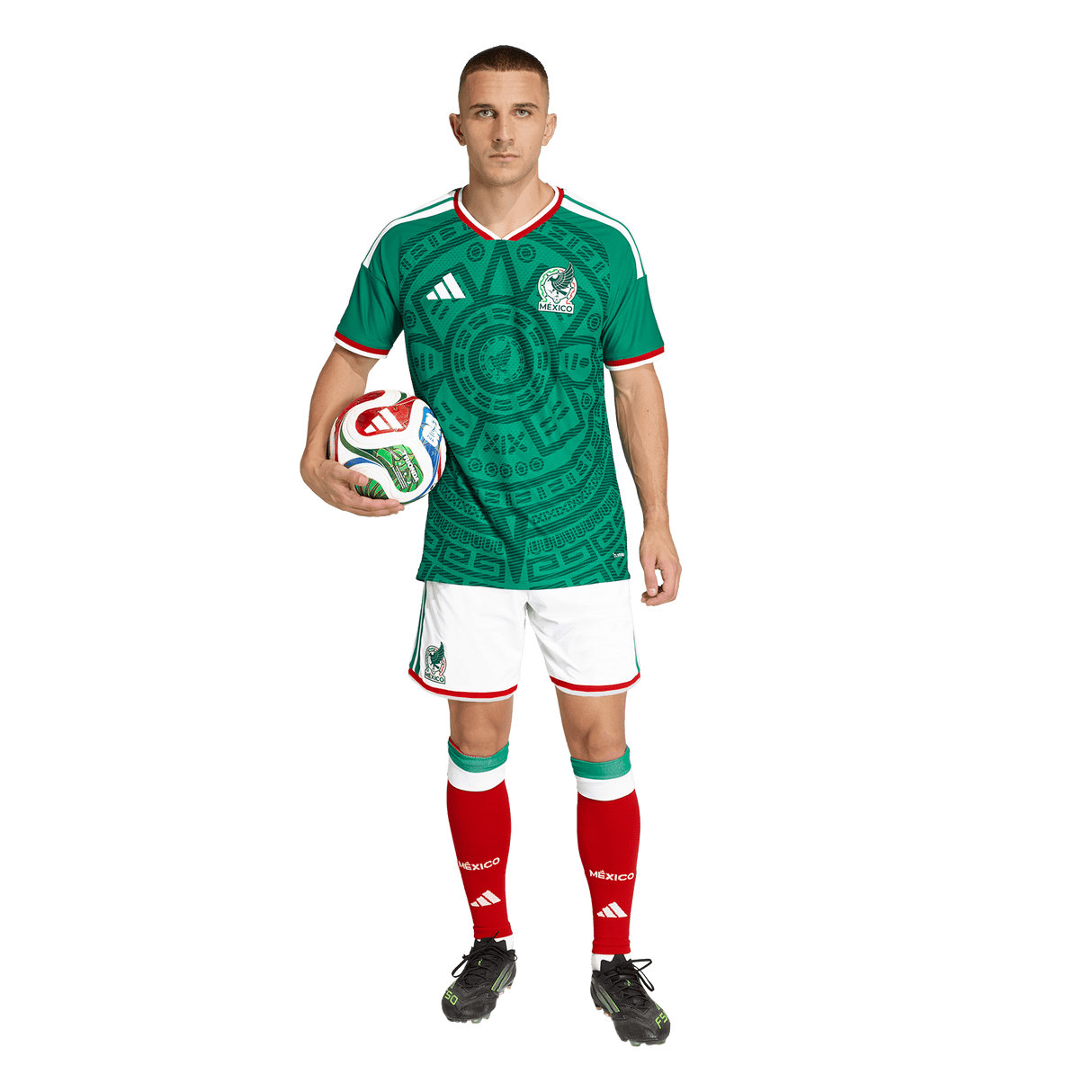 ADIDAS - Maglia Home Authentic Mexico 26 - Uomo - Green - image 5