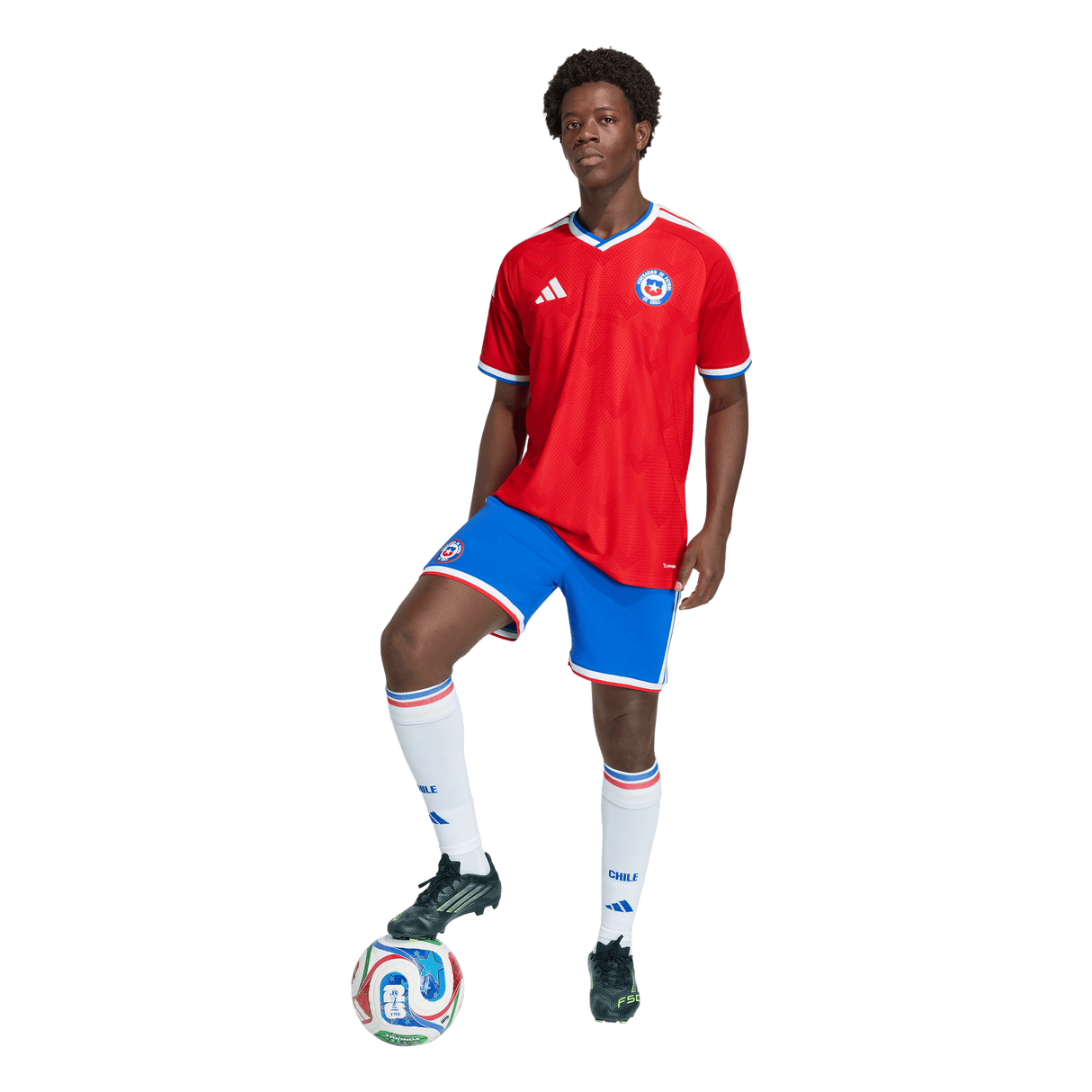 ADIDAS - Chile 26 Home Authentic Jersey - Uomo - Red - image 5