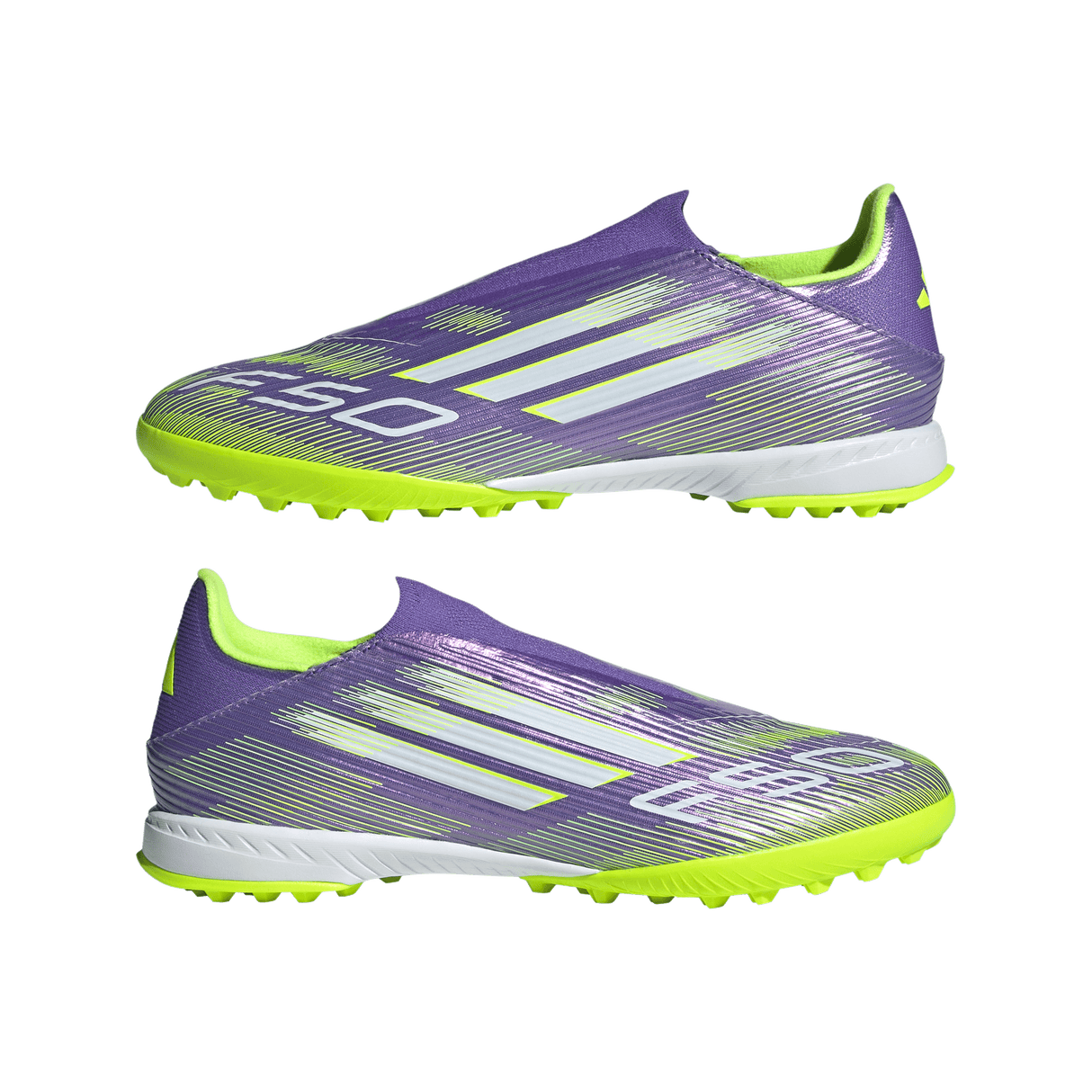 ADIDAS - F50 League Stivali Turf Senza Lacci - Purple - image 9