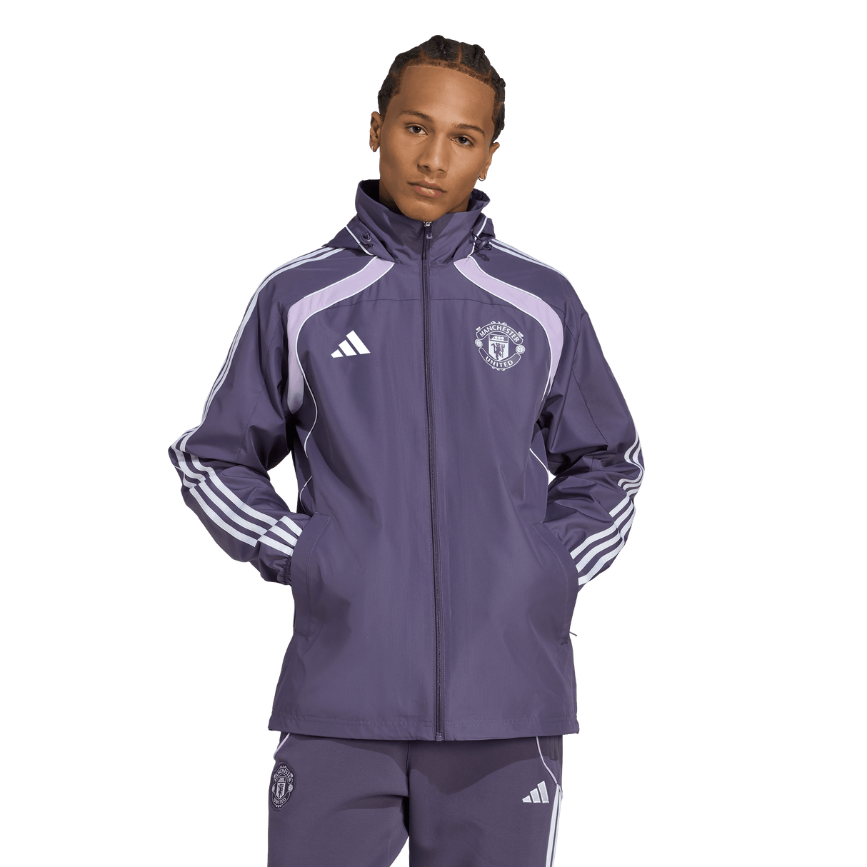 ADIDAS - Manchester United Ubp Windbreaker - Uomo - Violet - image 2