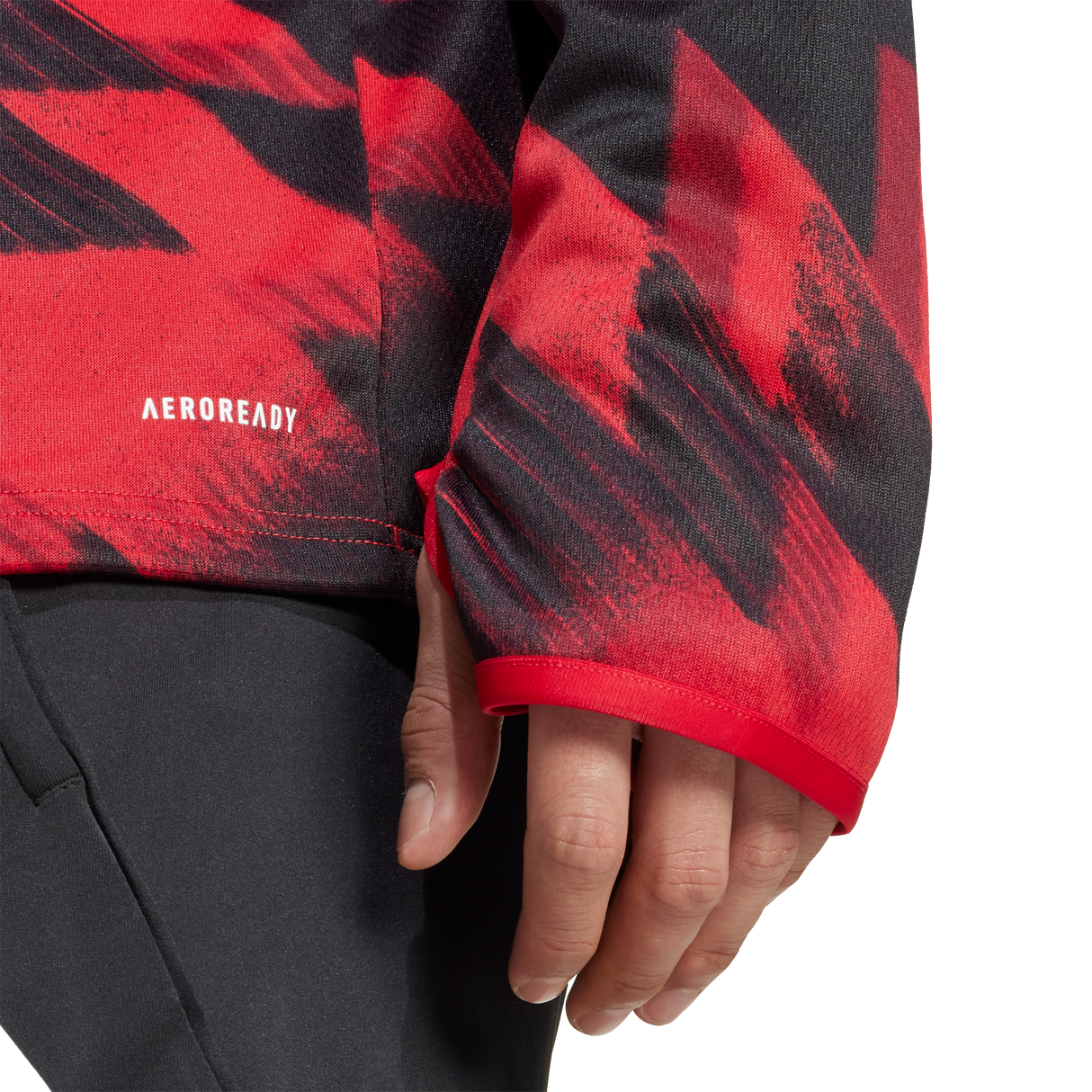 ADIDAS - Top Pre-Match Warm Manchester United Fc 25/26 - Uomo - Red - image 6