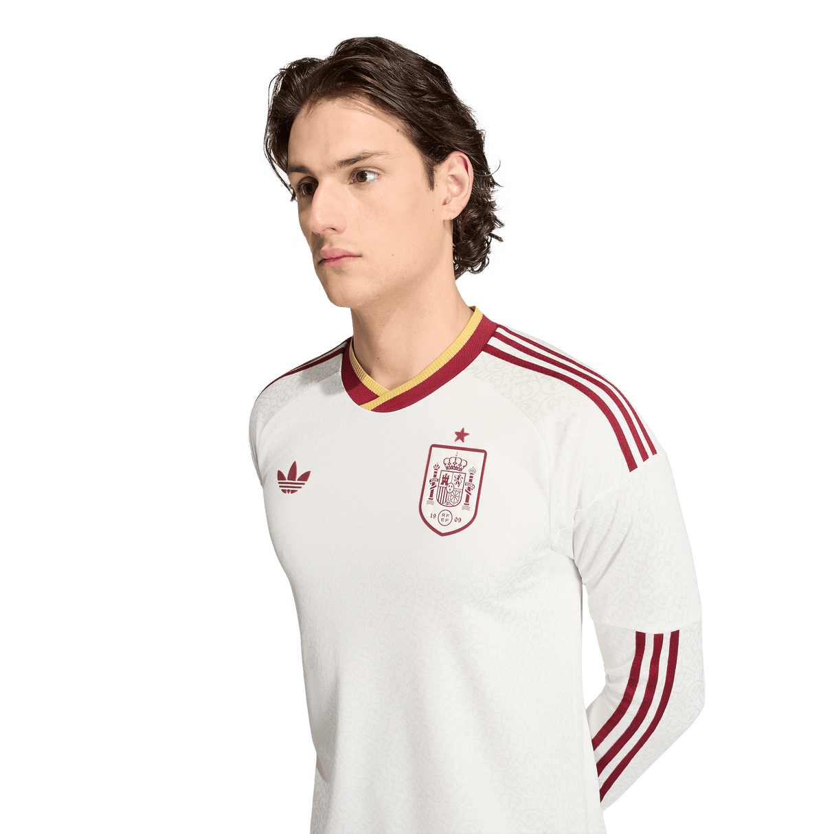 ADIDAS - Spain 26 Away Authentic Long Sleeve Jersey - Uomo - White - image 7