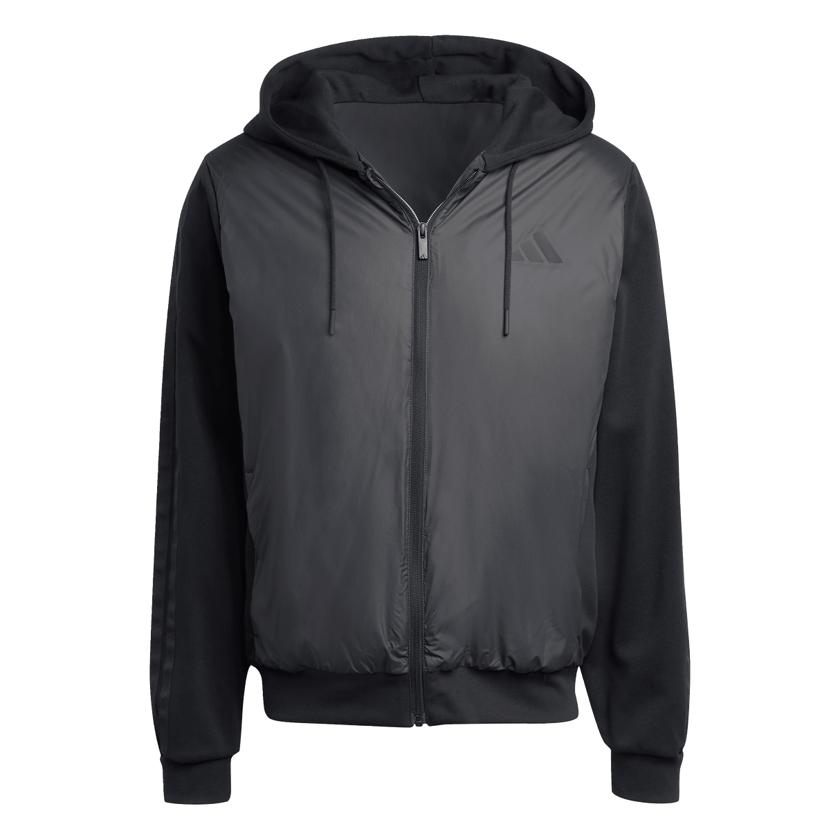 ADIDAS - Essentials CLIMAWARM 3 Stripes Insulated Hooded Hybrid Jackets - Uomo - Black - image 1