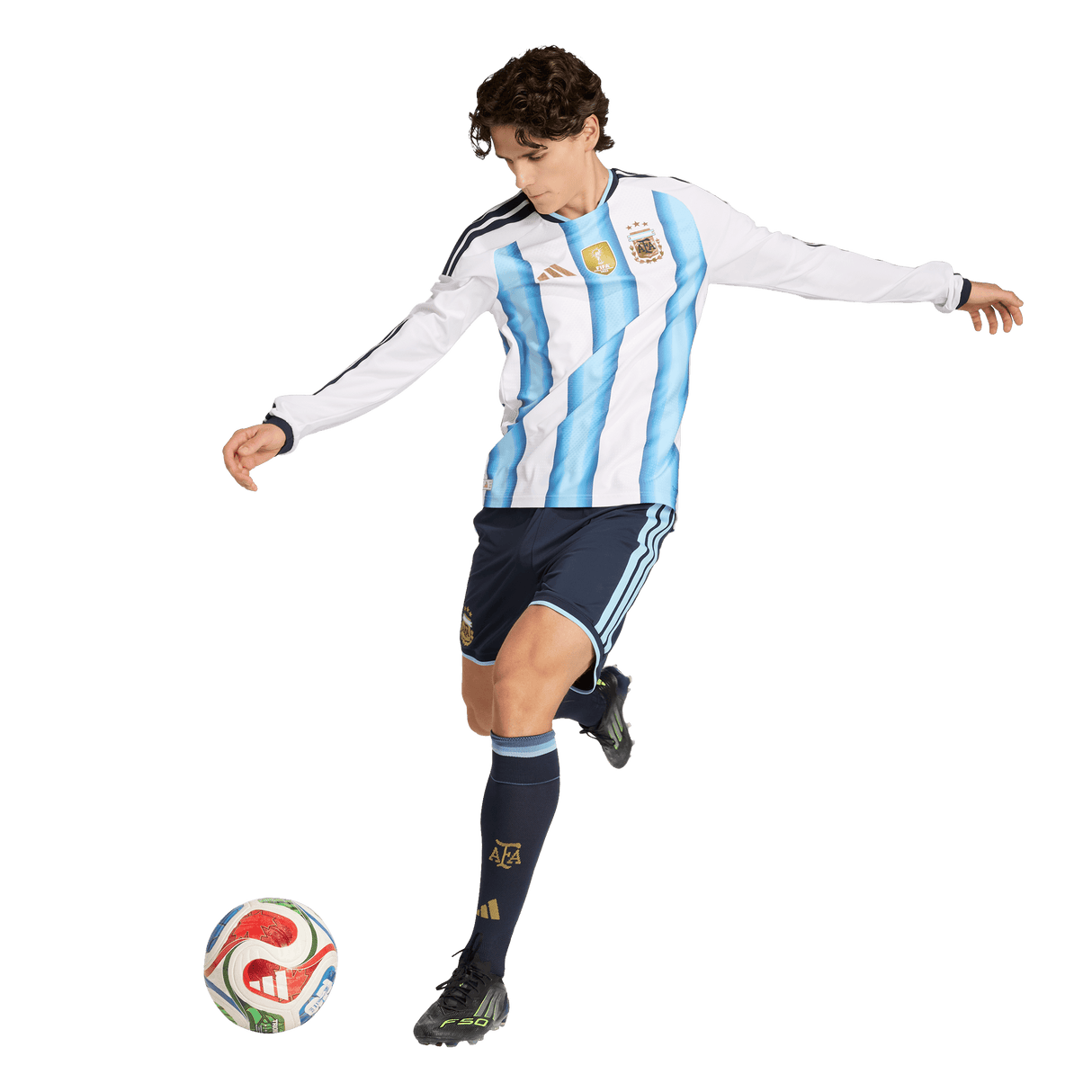 ADIDAS - Maglia Home Authentic Argentina 26 A Maniche Lunghe - Uomo - White - image 5