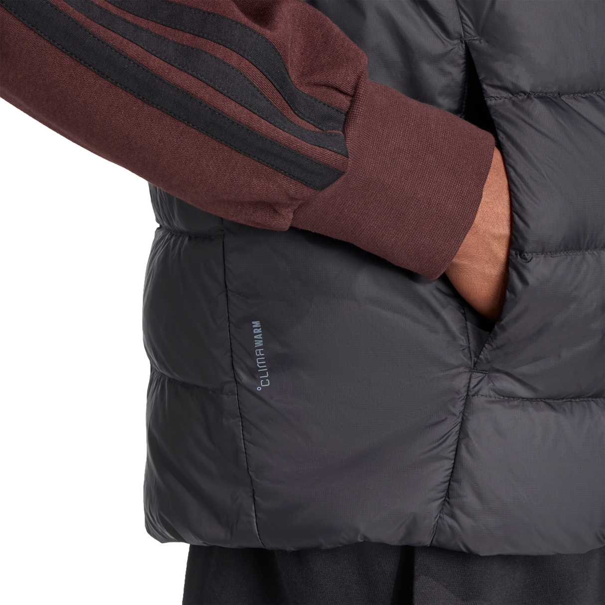 ADIDAS - Essentials CLIMAWARM Light Down Vests - Uomo - Black - image 6