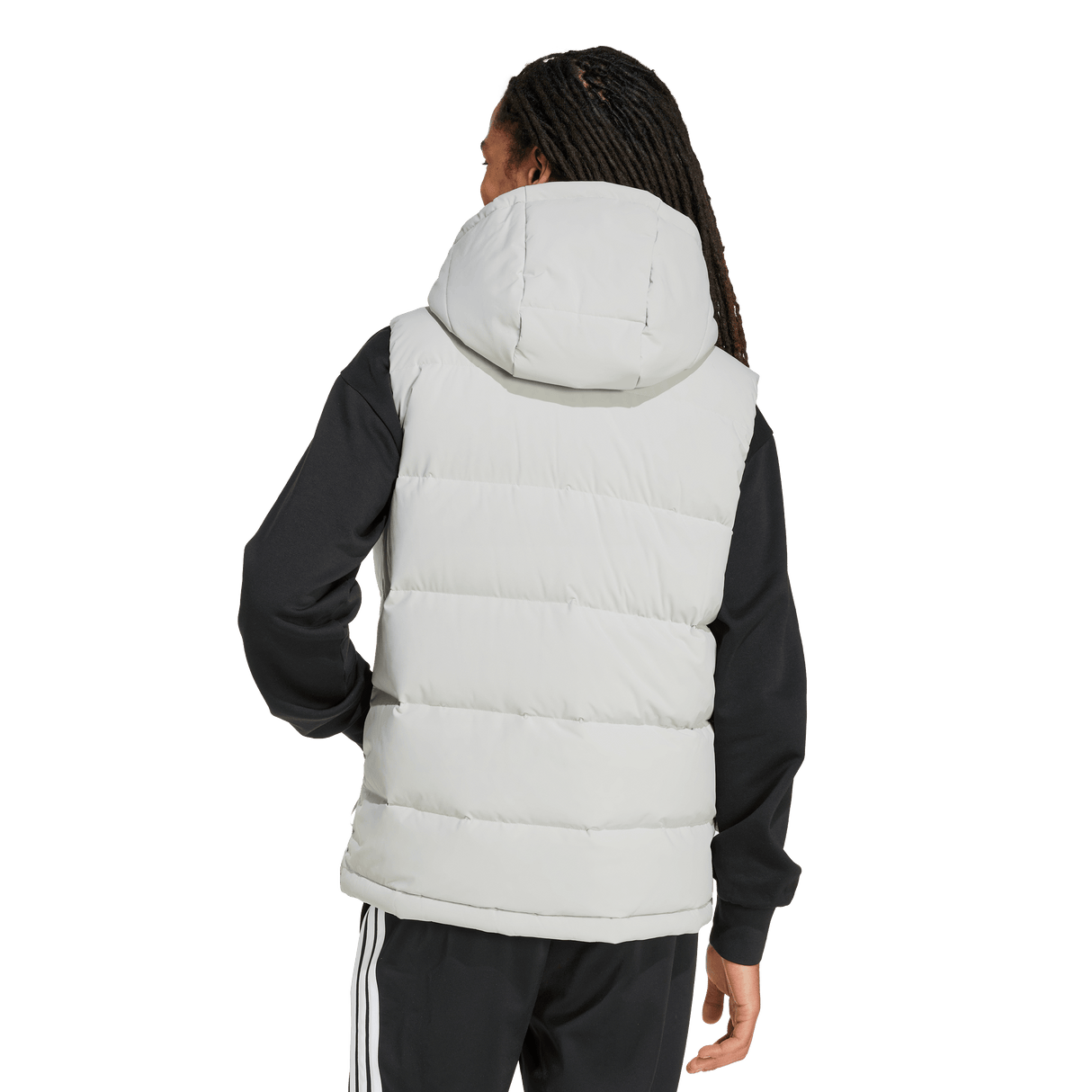 ADIDAS - Gilet In Piumino Con Cappuccio Helionic CLIMAWARM - Uomo - Grey - image 3