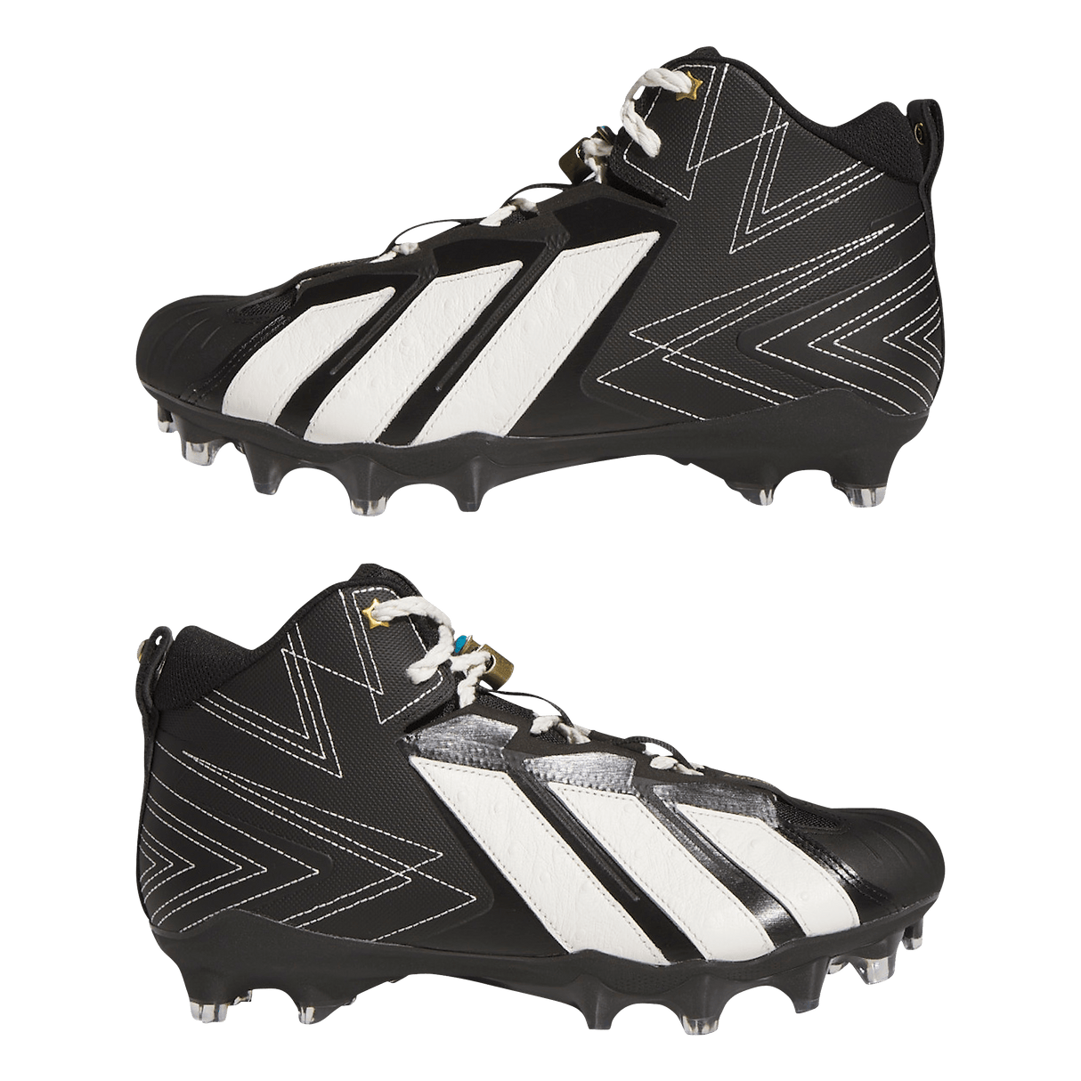 ADIDAS - Adizero Chaos II Rodeo American Football Lineman Cleats - Black - image 10