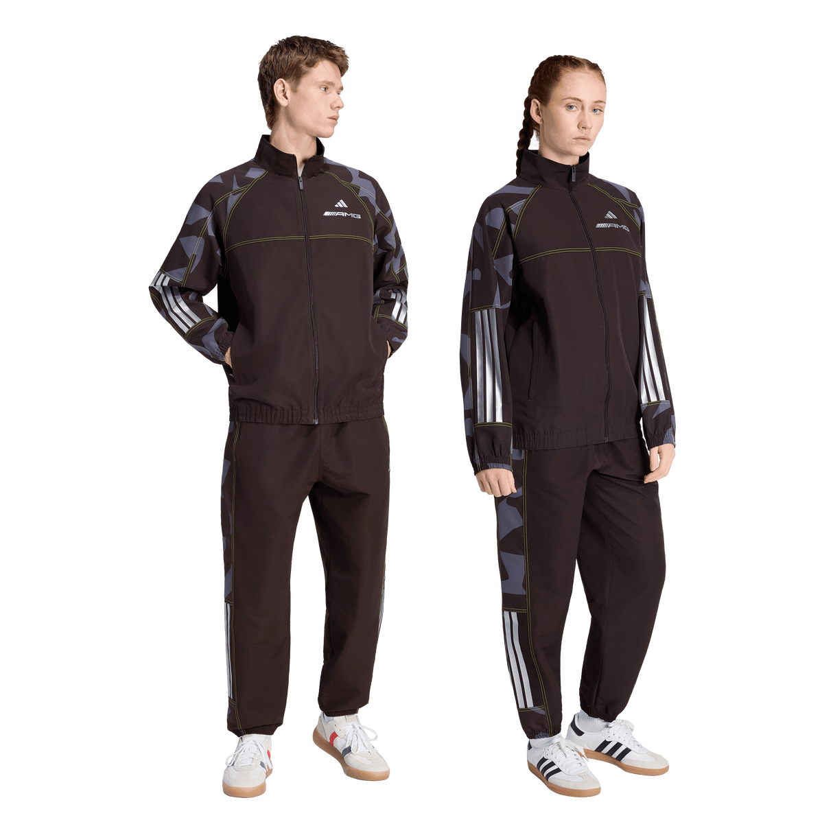 ADIDAS - Amg Camo Woven Track Pants - Brown - image 8